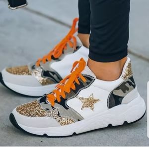 VICI Stride glitter running sole sneaker